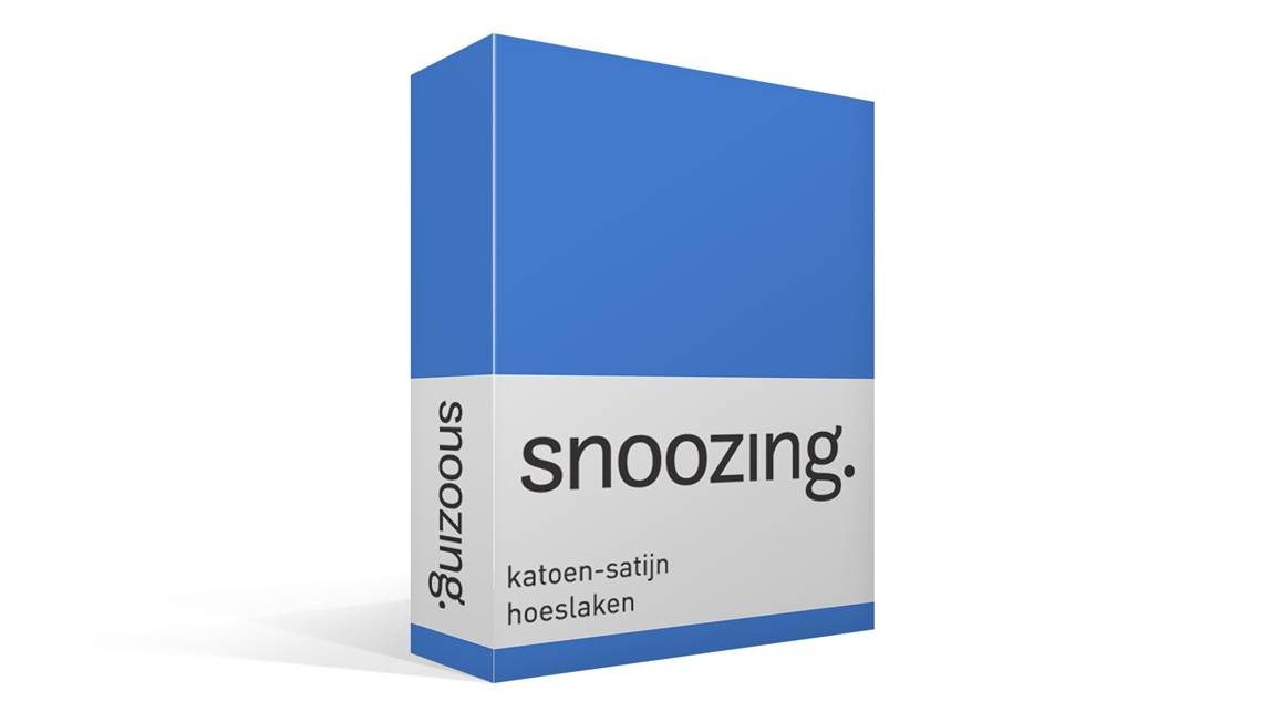 Snoozing drap-housse satin