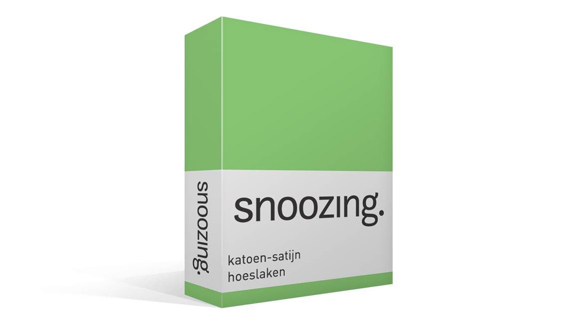 Snoozing drap-housse satin
