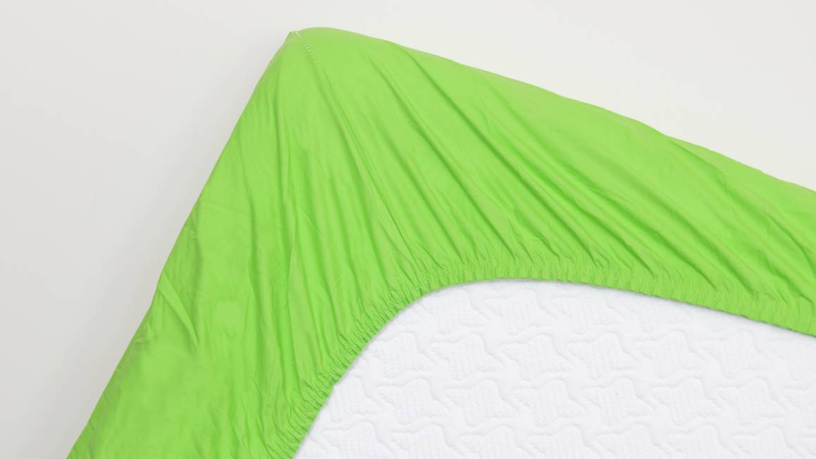 Snoozing drap-housse satin