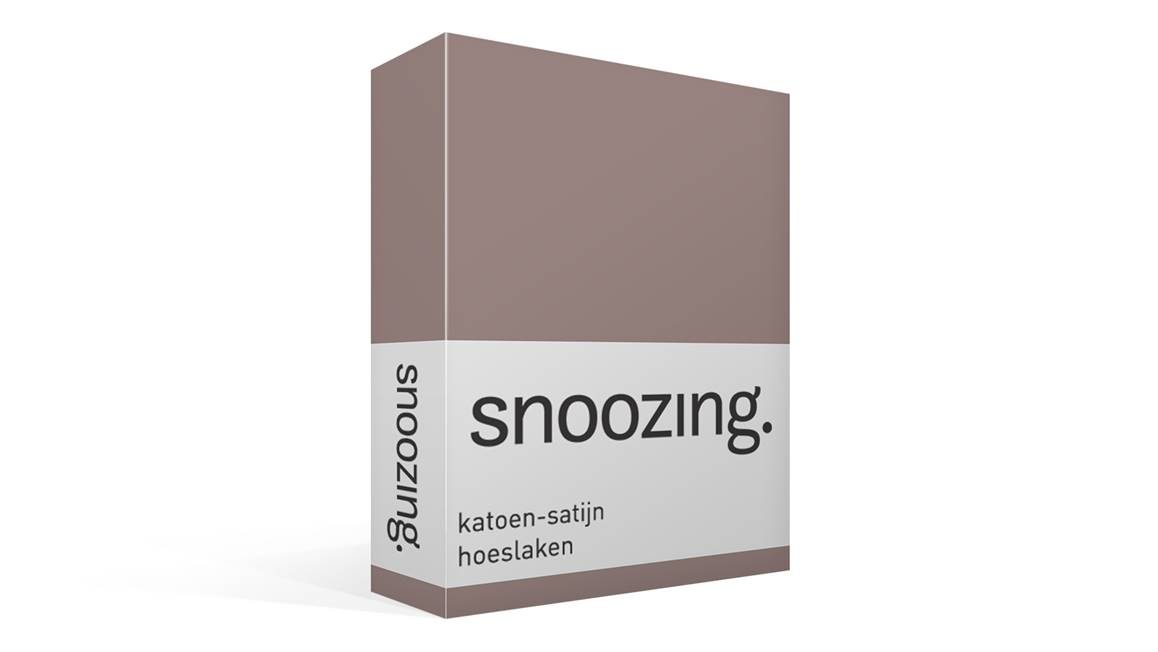 Snoozing drap-housse satin