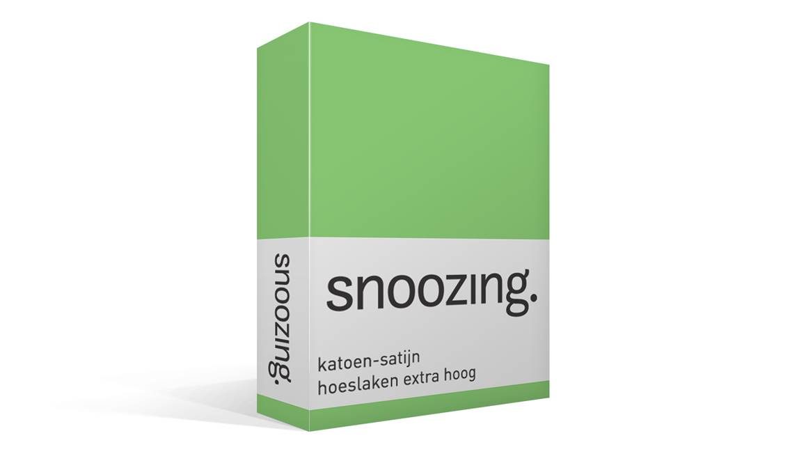 Snoozing drap-housse grand bonnet satin