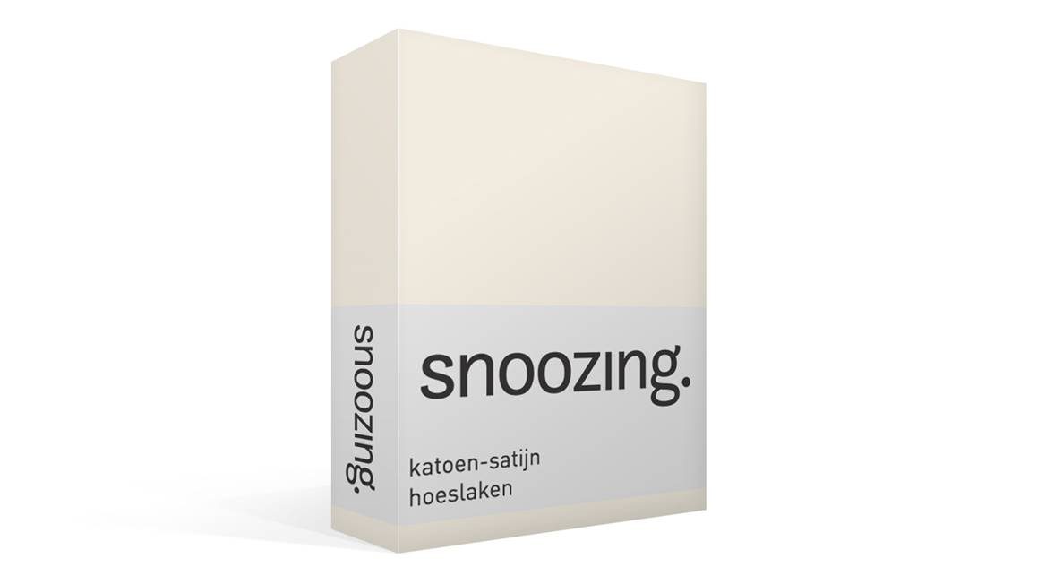 Snoozing drap-housse satin