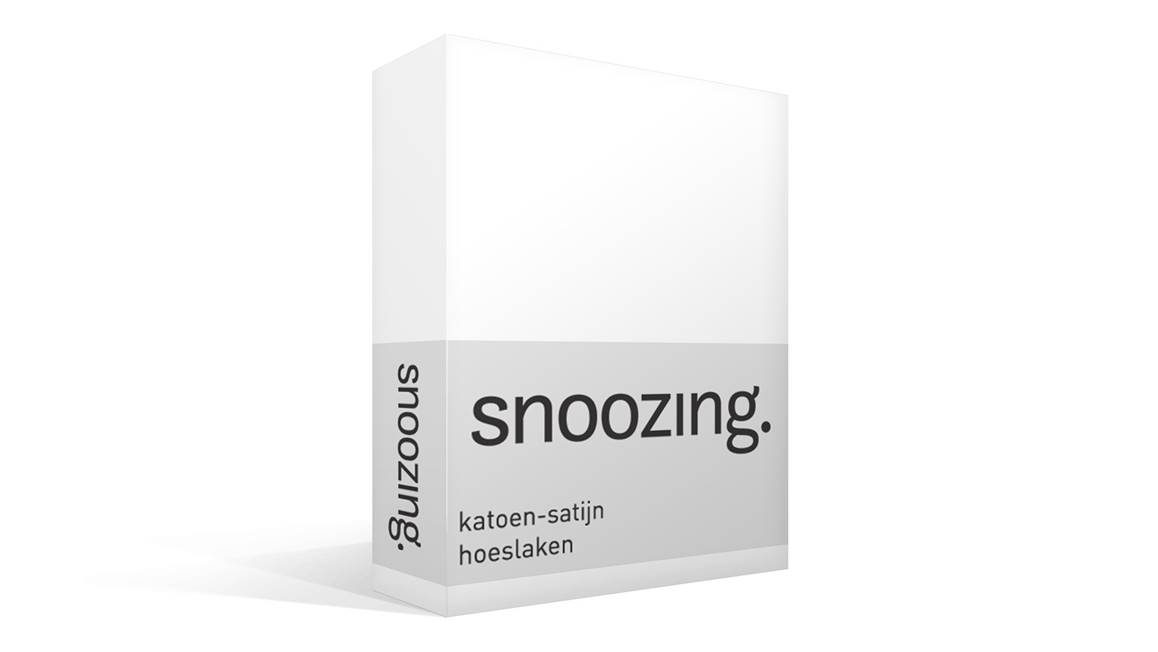 Snoozing drap-housse satin