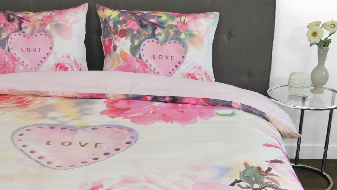 Snoozing Pastel housse de couette en flanelle