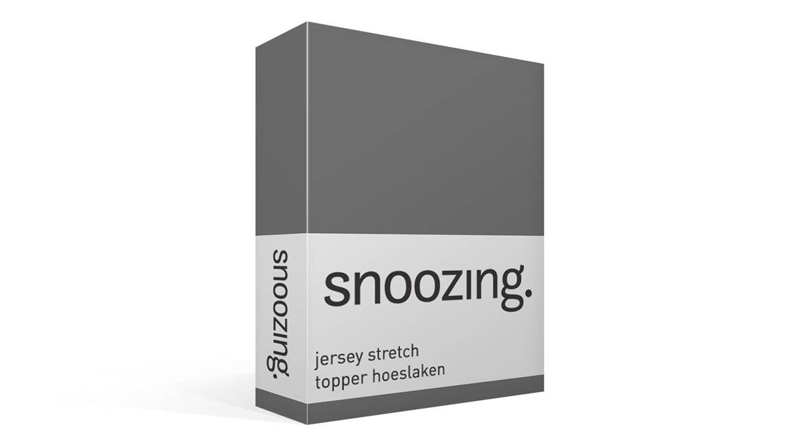 Snoozing drap-housse surmatelas en jersey stretch