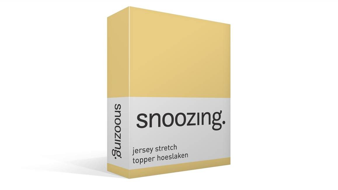 Snoozing drap-housse surmatelas jersey stretch