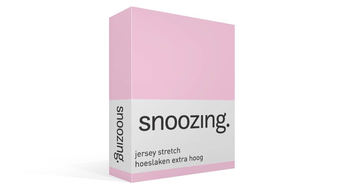 Snoozing drap-housse jersey stretch