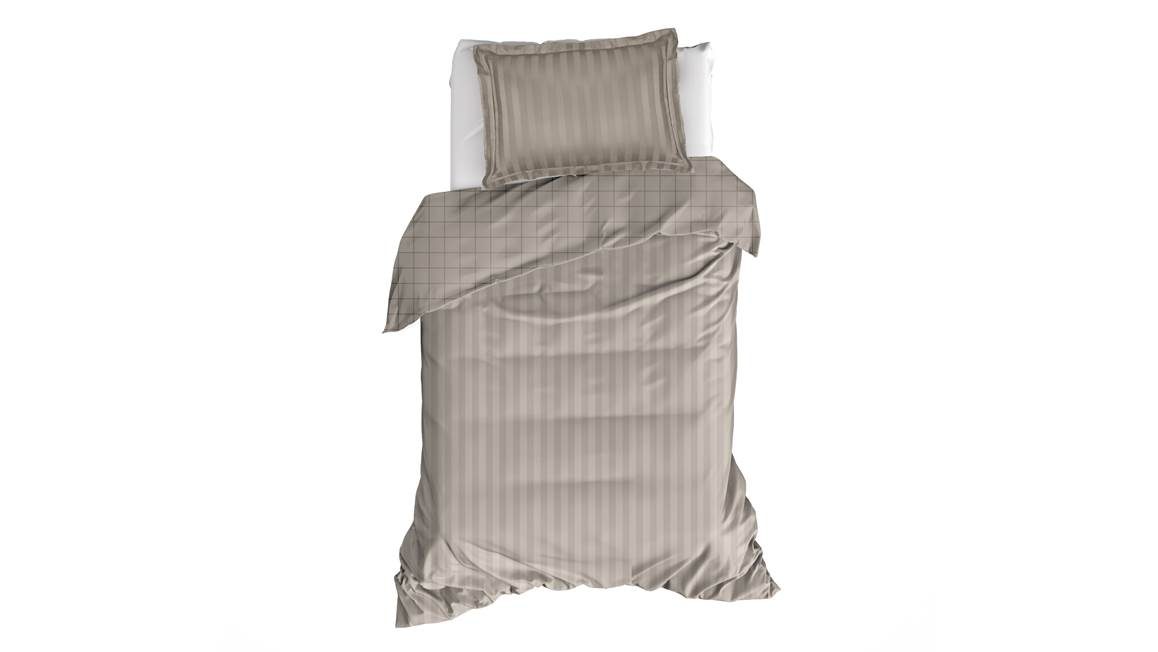 De Witte Lietaer Zygo housse de couette taupe clair