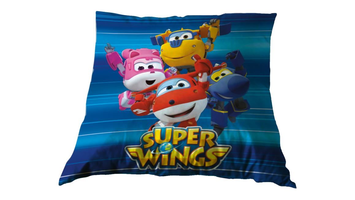 Super Wings Coussin décoratif