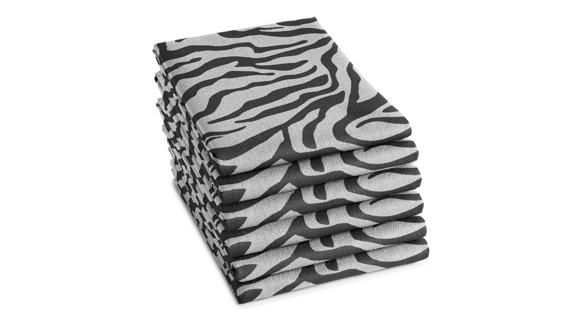 DDDDD Africa torchon (lot de 6) noir