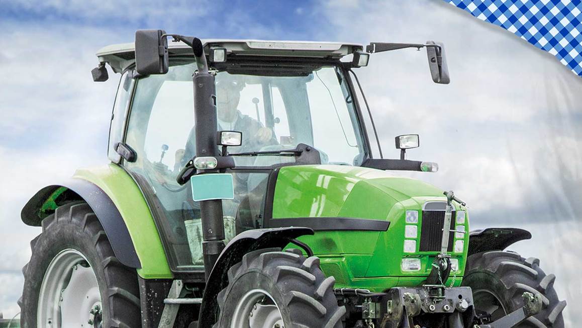 Good Morning Tracteur housse de couette enfant vert