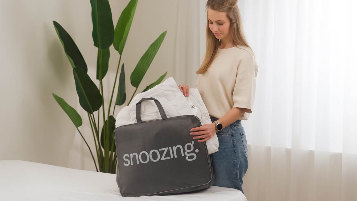 Snoozing Diamond couette hiver laine