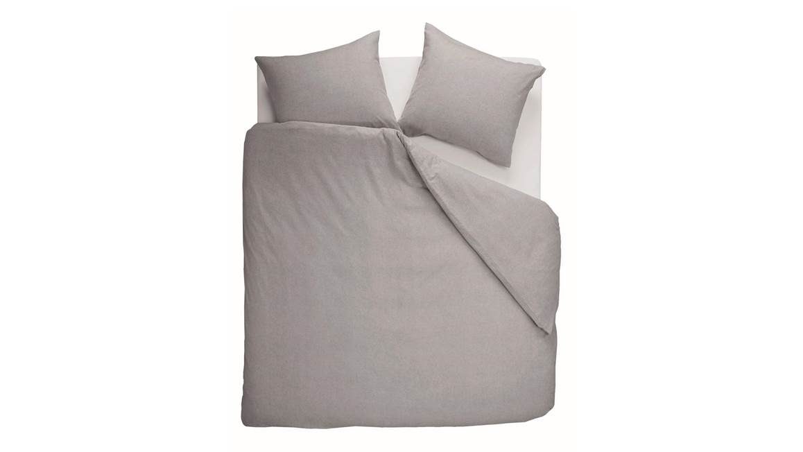 Beddinghouse Givre housse de couette en flanelle gris clair