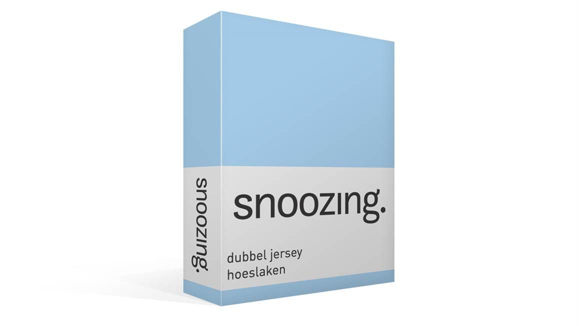Snoozing drap-housse double jersey