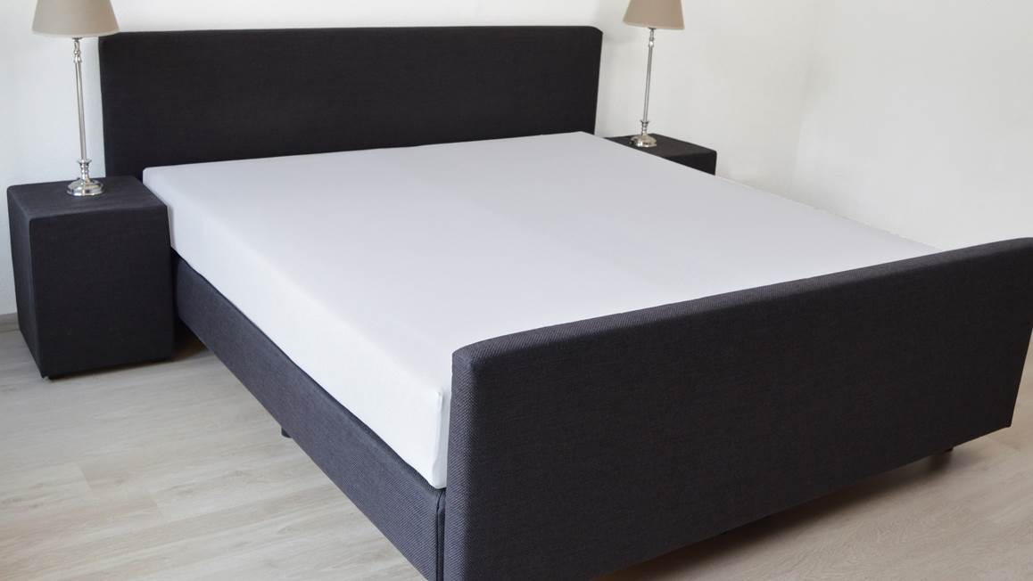 Snoozing drap-housse double jersey blanc