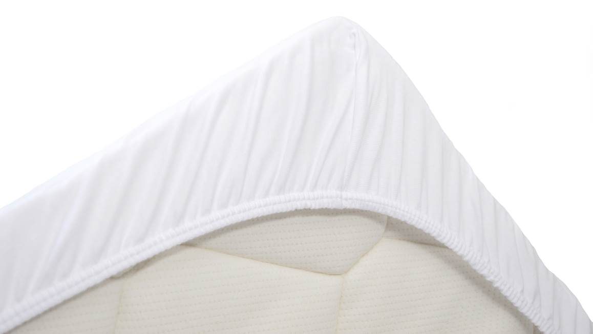 Snoozing drap-housse double jersey blanc