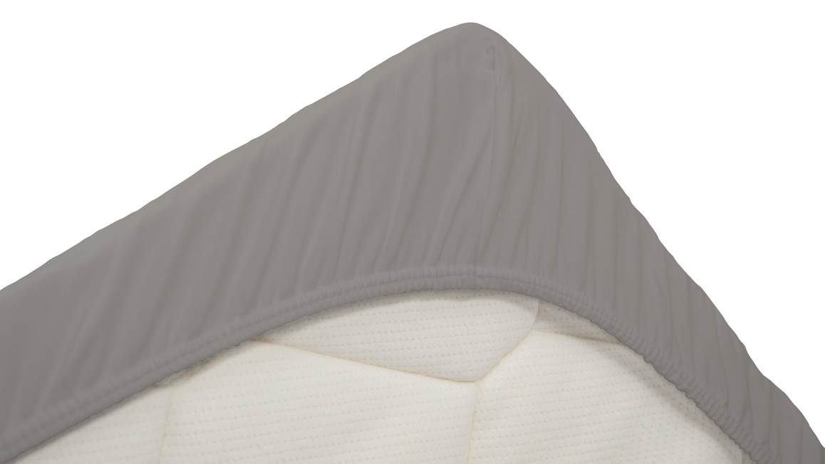 Snoozing drap-housse double jersey gris
