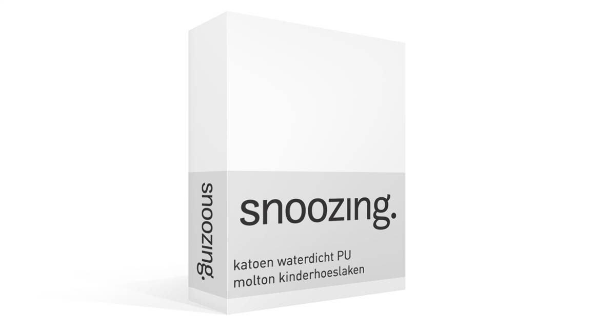 Snoozing drap-housse molleton coton PU imperméable pour lit d'enfant