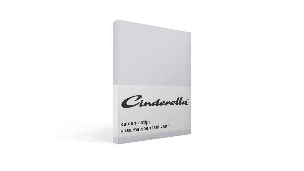 Cinderella taies d'oreiller satin (lot de 2)