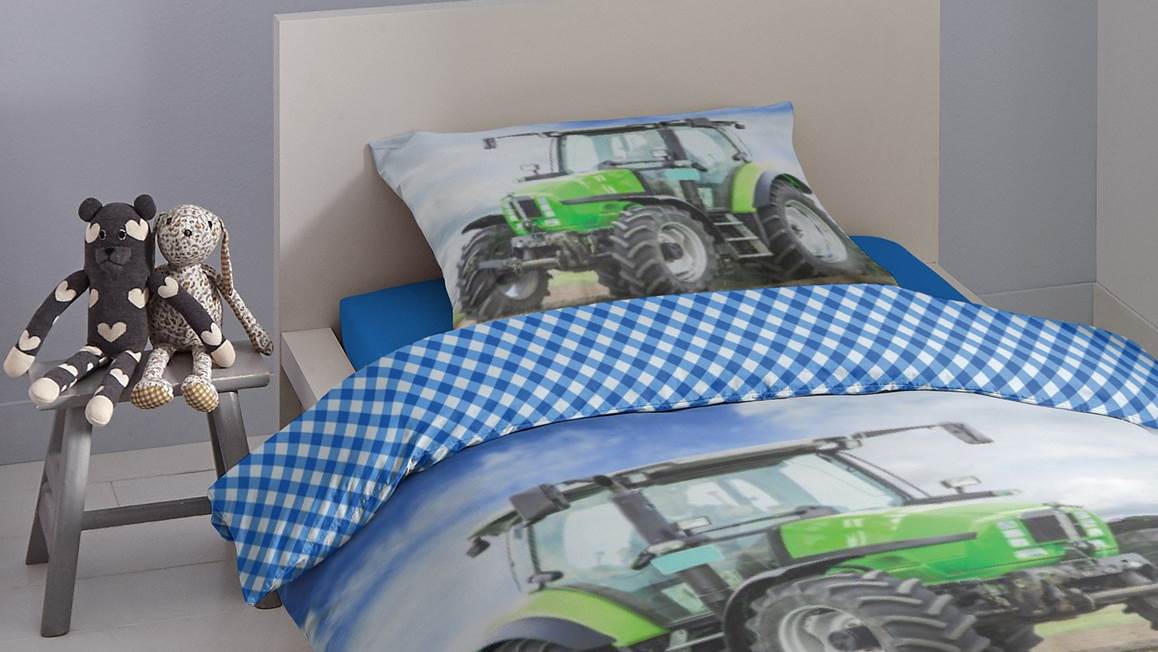 Good Morning Strong housse de couette en flanelle
