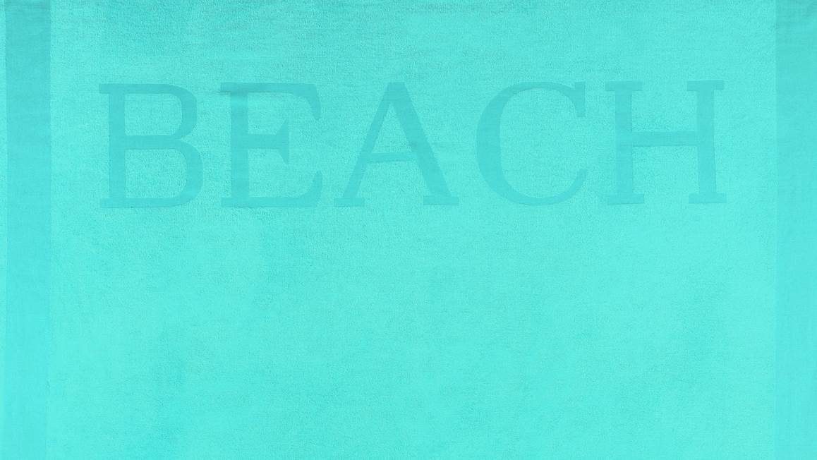 Beach serviette de plage vert marin