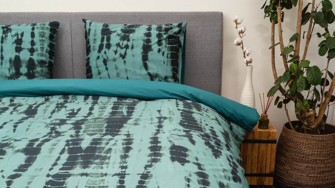 Kayori Sai housse de couette vert