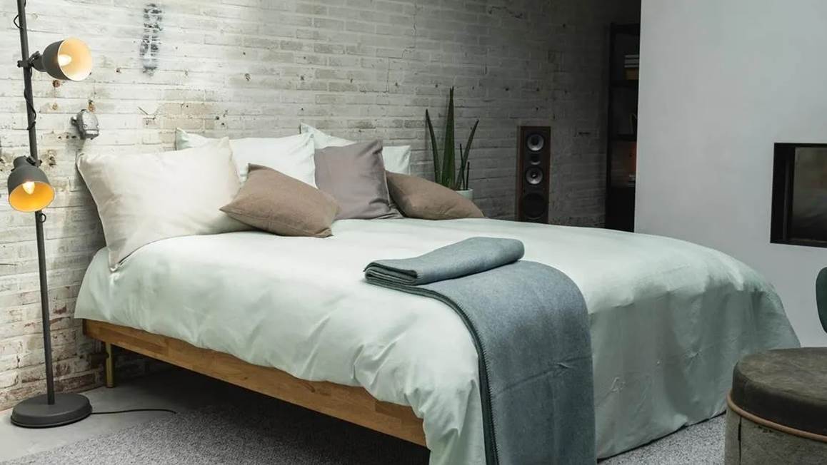 Kayori Shizu housse de couette vert menthe