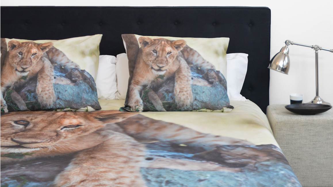 Snoozing Lion housse de couette