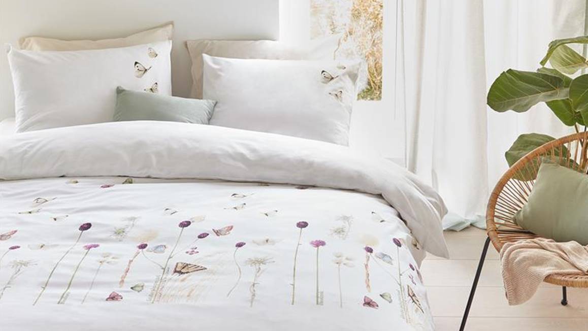 Marjolein Bastin Papilio housse de couette naturel