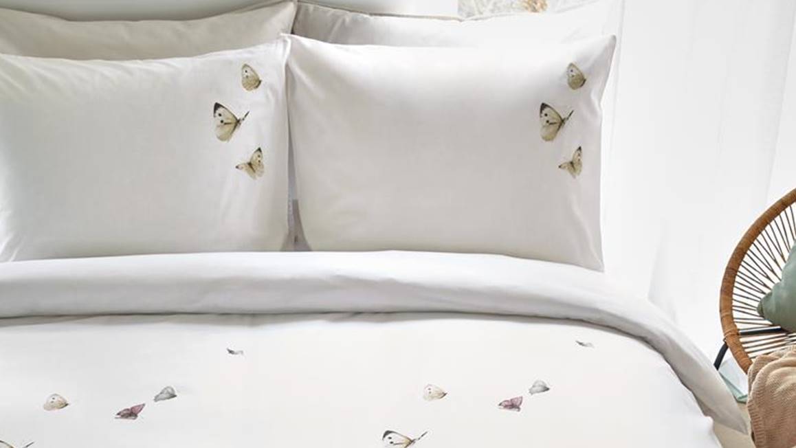 Marjolein Bastin Papilio housse de couette naturel