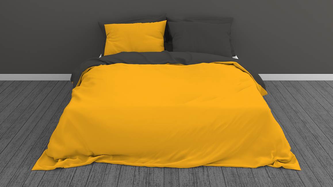 Snoozing Two Tone housse de couette en flanelle