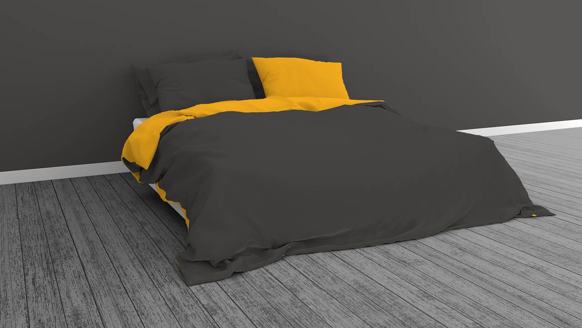 Snoozing Two Tone housse de couette en flanelle