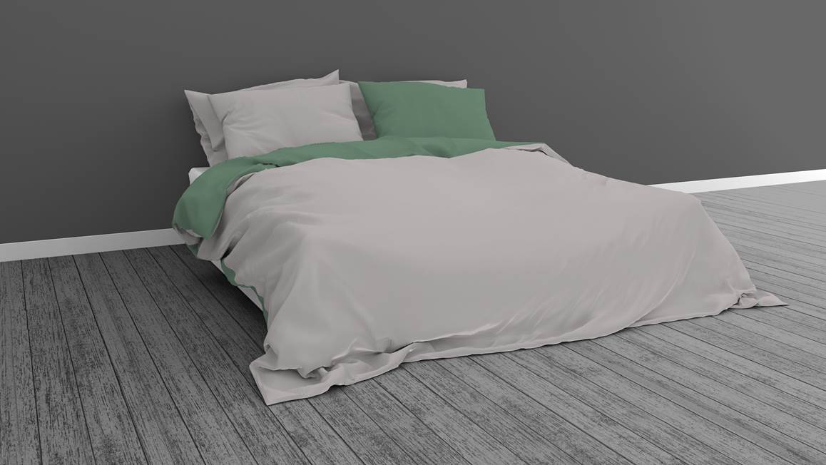 Snoozing Two Tone housse de couette en flanelle