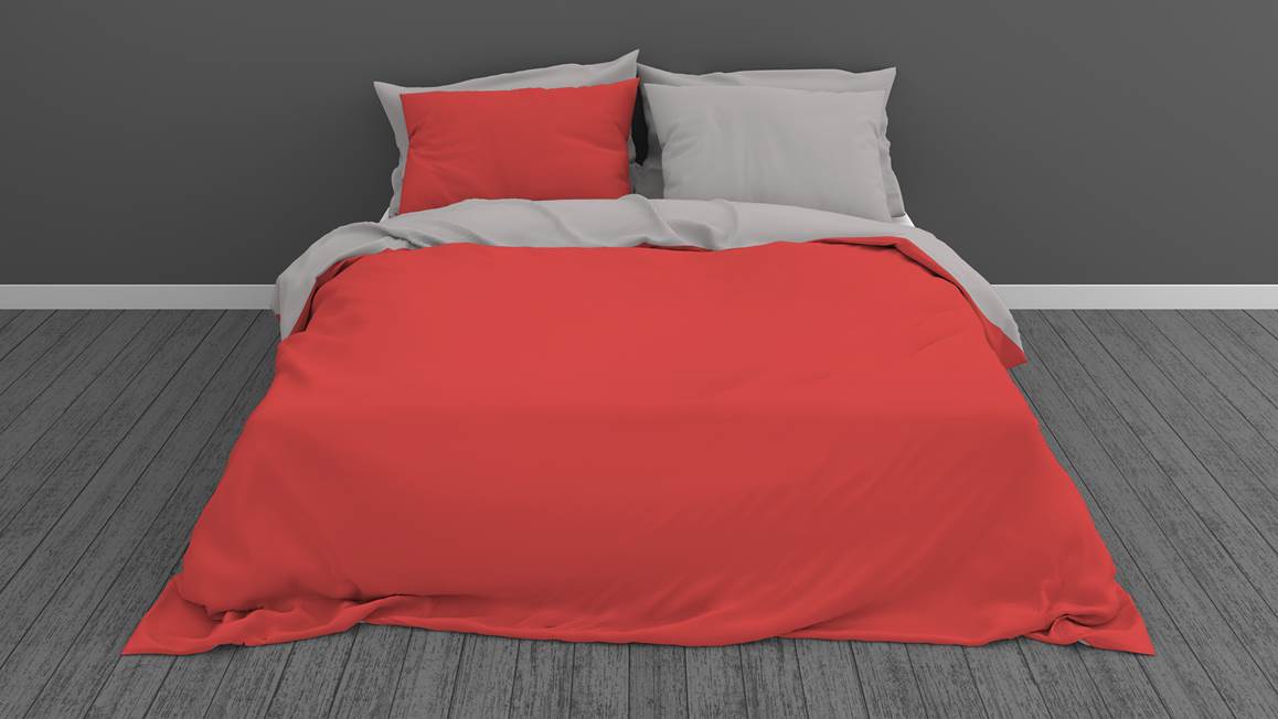 Snoozing Two Tone housse de couette en flanelle