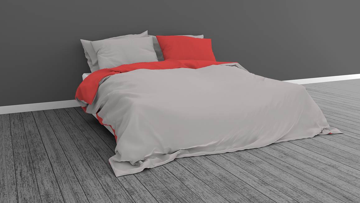 Snoozing Two Tone housse de couette en flanelle