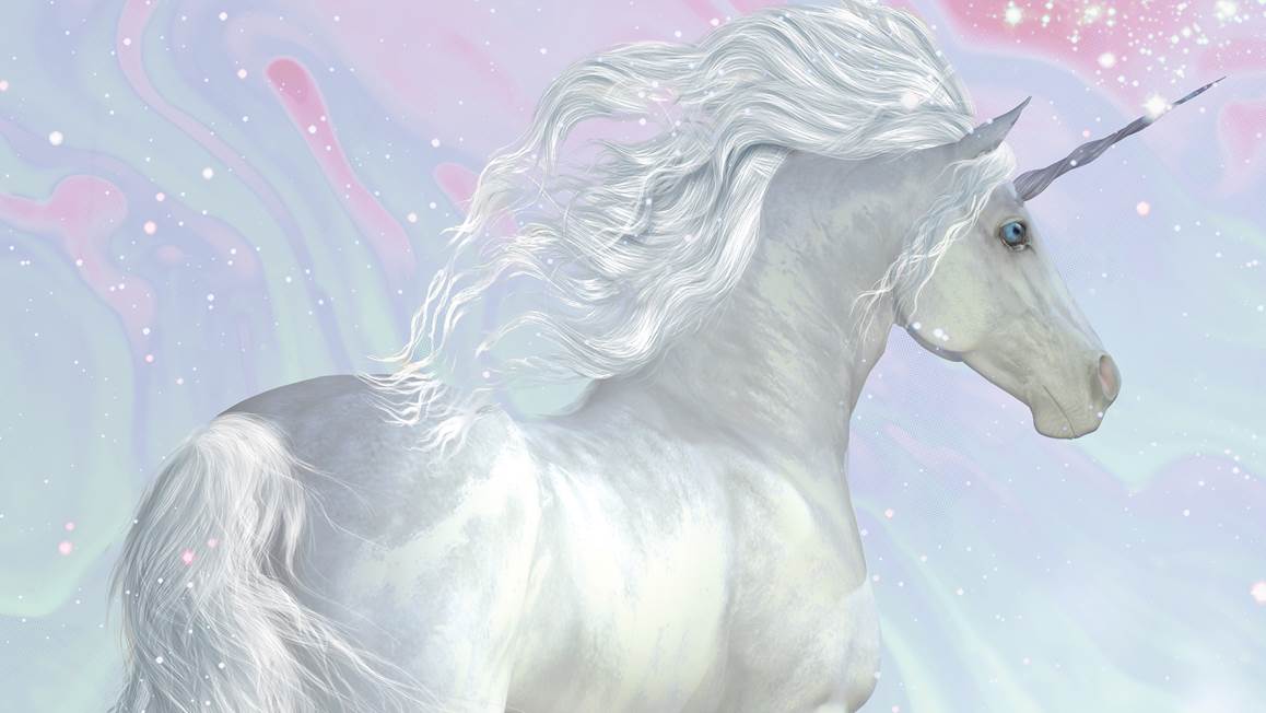 Good Morning Licorne serviette de plage multicolore