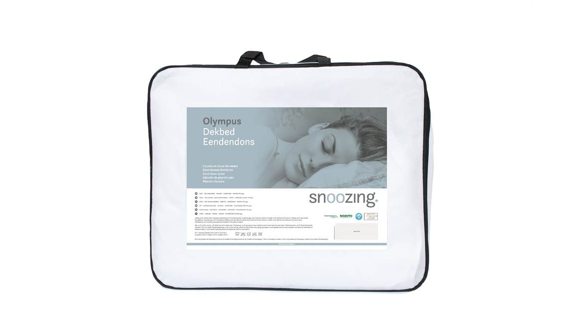 Snoozing Olympus couette été duvet 