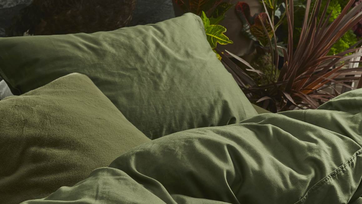 Essenza Minte housse de couette mousse