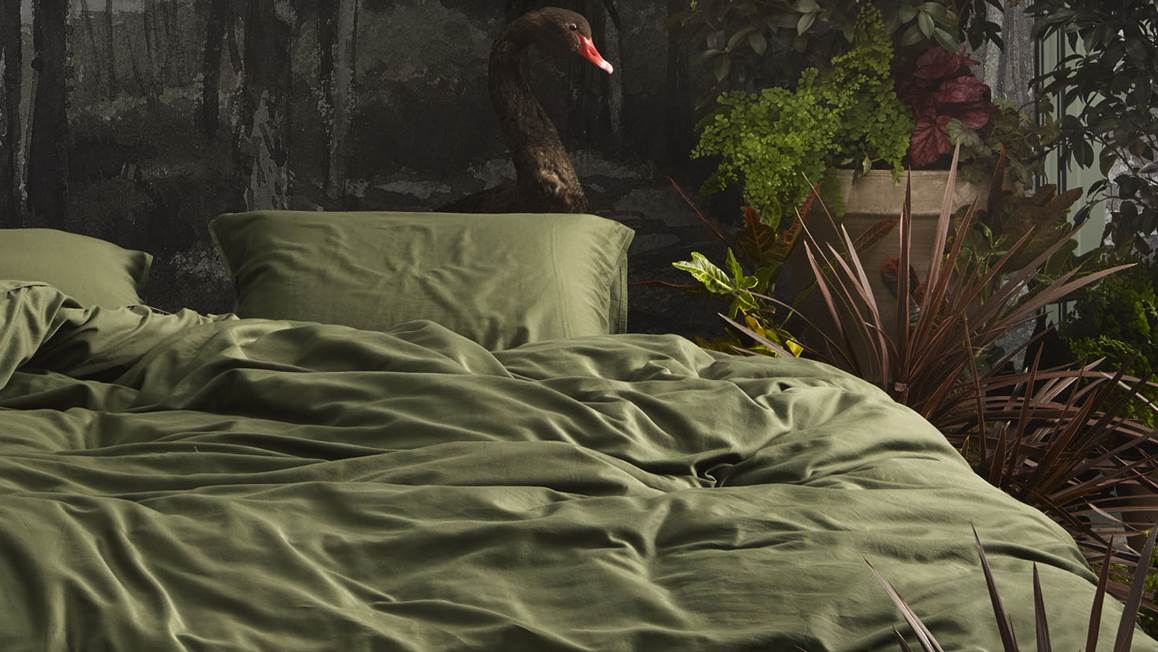 Essenza Minte housse de couette mousse