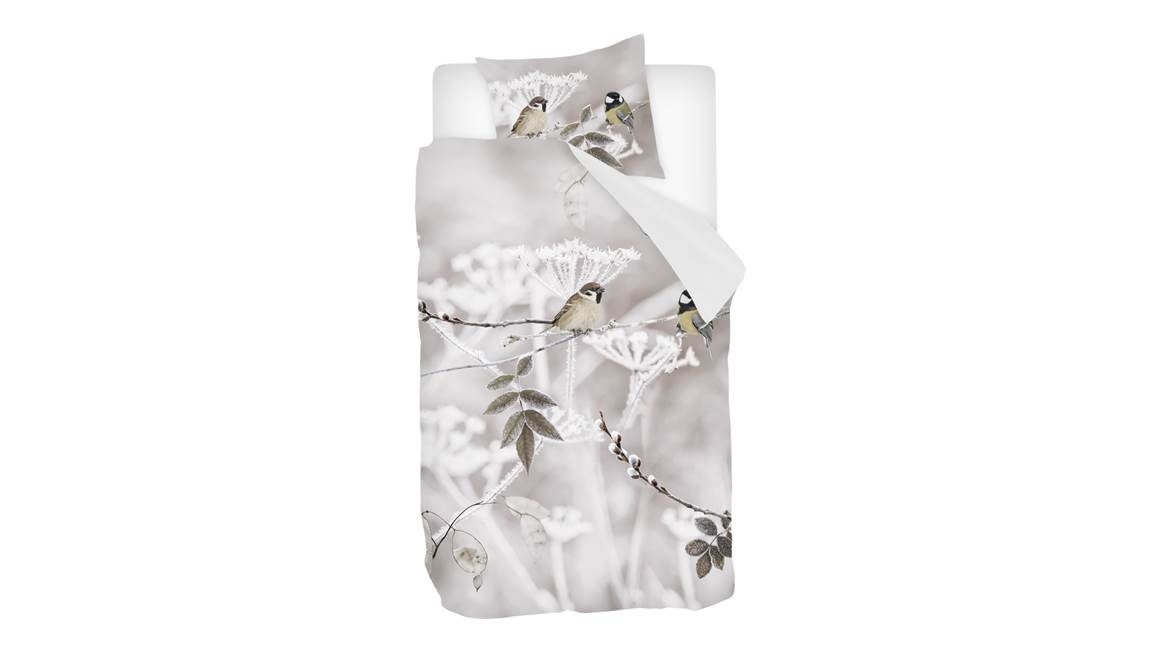 Snoozing Winter housse de couette en flanelle