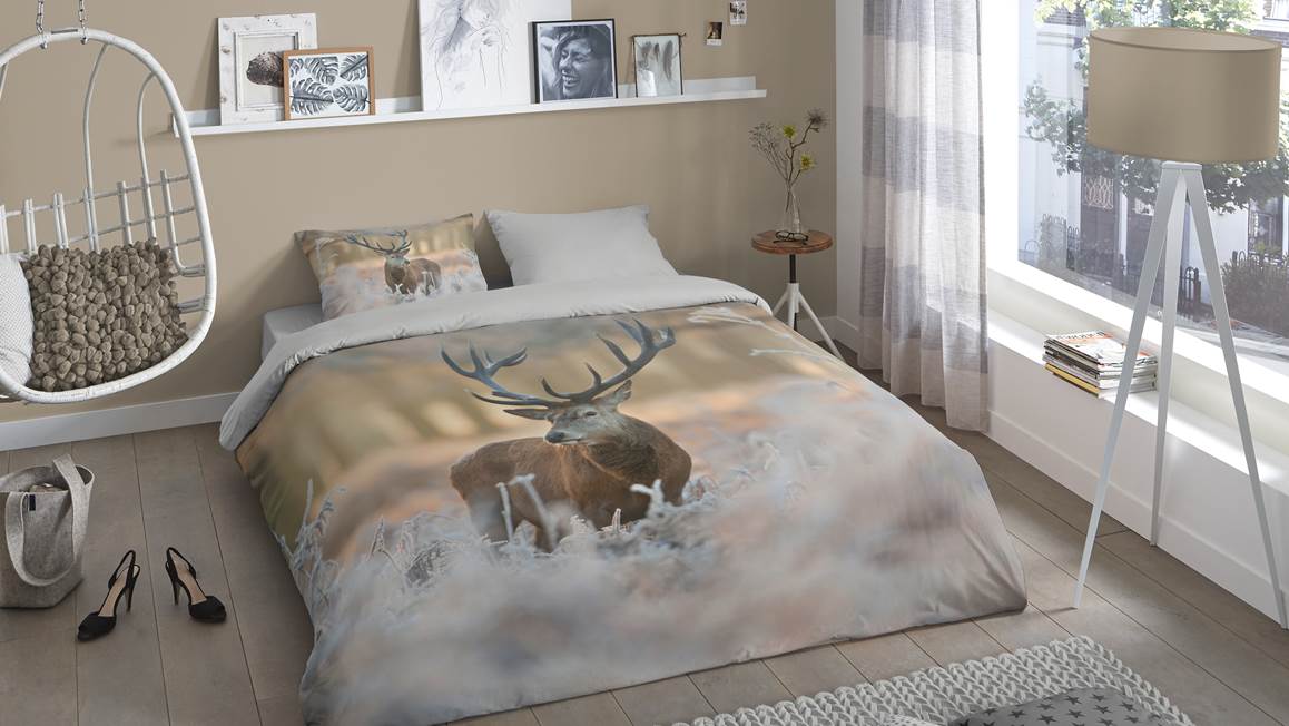 Good Morning Michel housse de couette en flanelle