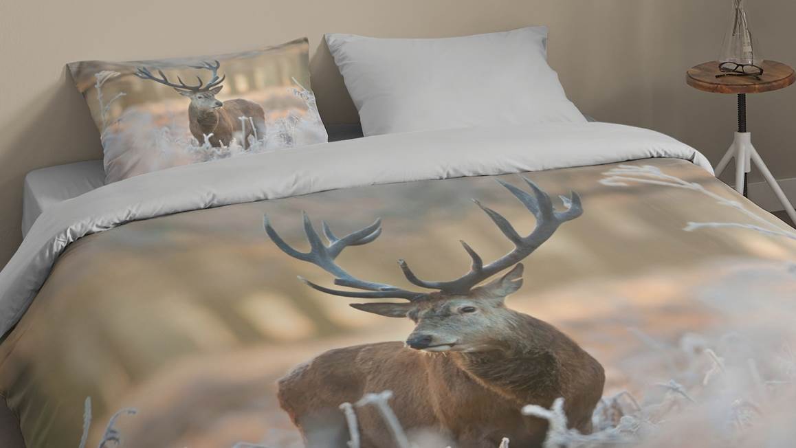 Good Morning Michel housse de couette en flanelle