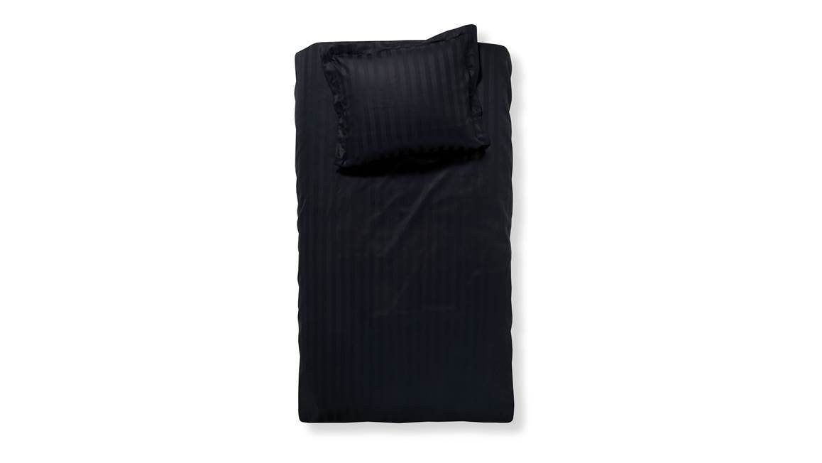 Damai Linea housse de couette noir