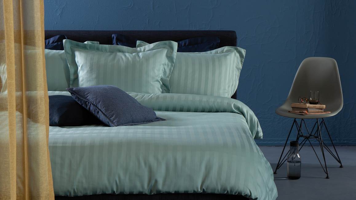Damai Linea housse de couette vert