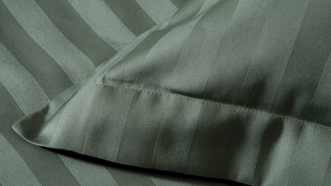 Damai Linea housse de couette vert gris