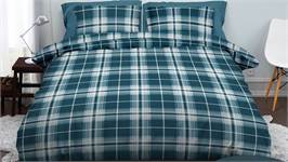 Satin d'Or Banff housse de couette vert teal