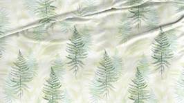 Satin d'Or Felci housse de couette vert