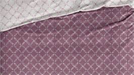Satin d'Or Curling housse de couette vieux rose