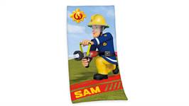 Sam le Pompier serviette de plage multicolore