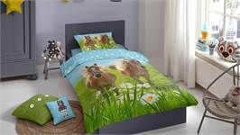 Good Morning Chevaux housse de couette multicolore